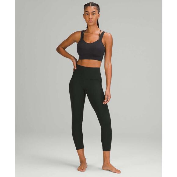 Lululemon Like a Cloud Bra Longline B/C Cup Size 2 Black EUC - Picture 6 of 7